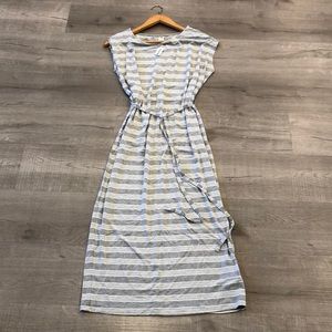 Old Navy striped maxi dress